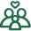 Family icon with heart symbol